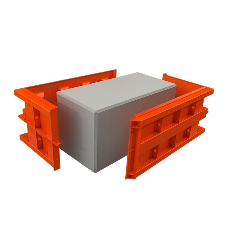 Concrete Block Mould - Flat - 4x2x2 ft