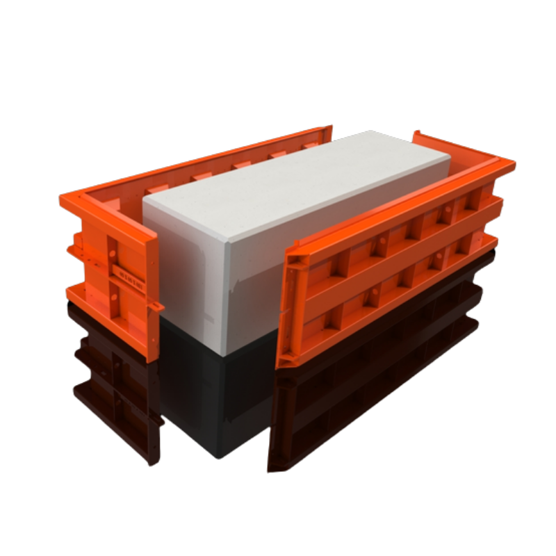 Concrete Block Mould - Flat - 6x2x2 ft