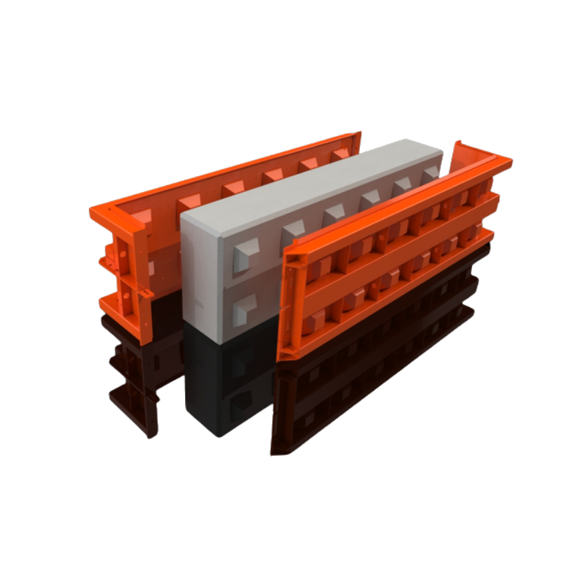 Concrete Block Mould - Main - 6x2x1 ft