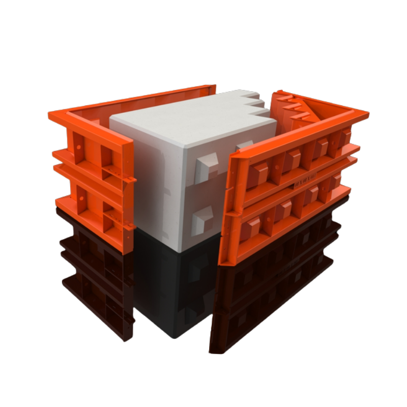 Concrete Block Mould - Stairs - 5x2.5x2.5 ft