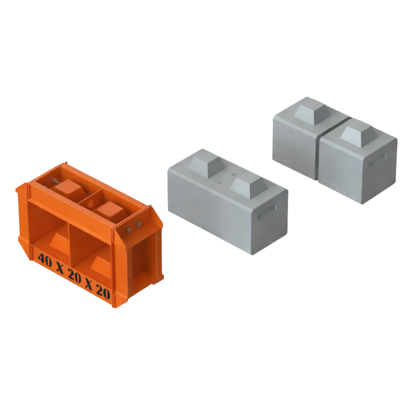 Mini Block Mould - 16x8x8 ft