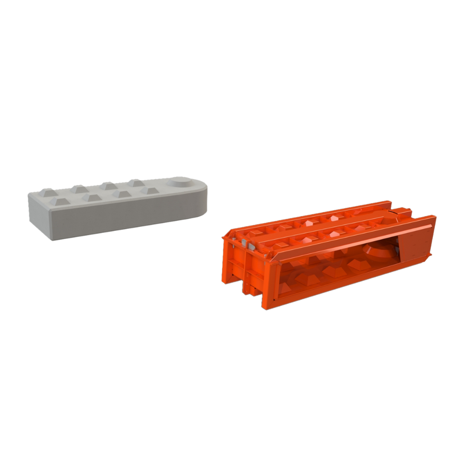 Concrete Block Mould - Round - 6x2x1 ft