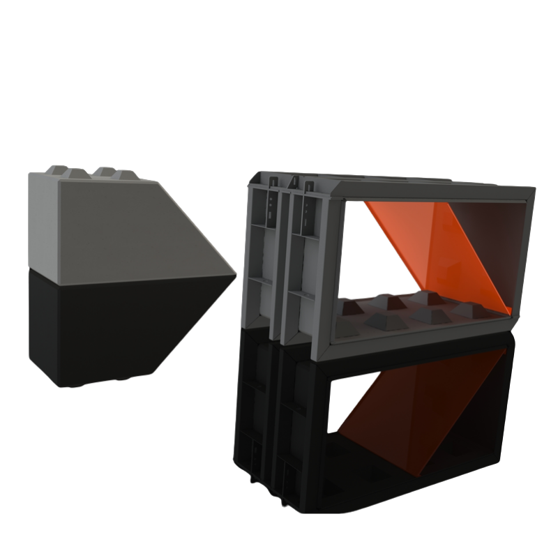 Slope divider 30x30 / 2.5x2.5